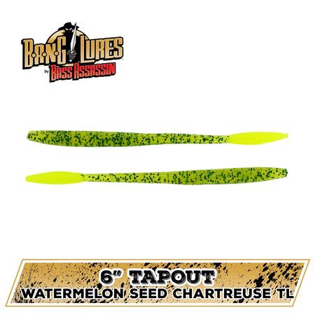 Tapout Watermelon Seed Chart Tail 6in