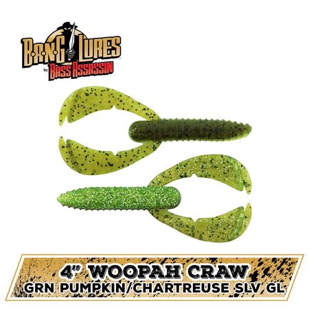 4in Woopah Craw Grn Pump Chart Slv Glt