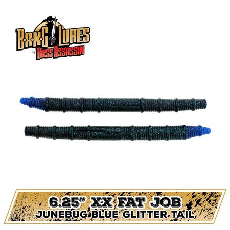 6.25in Xx Fat Job Junebug Blue Glt Tail