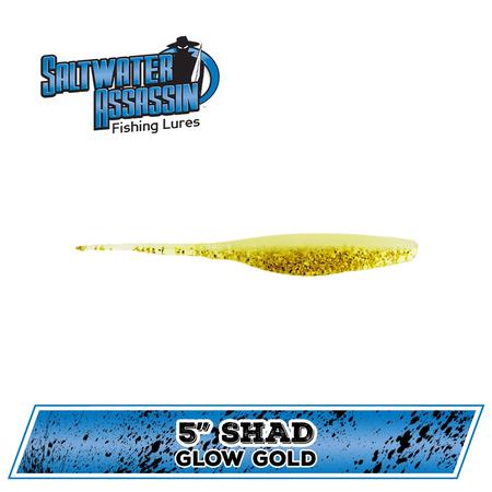 Sw Shad Glow Gold 5in