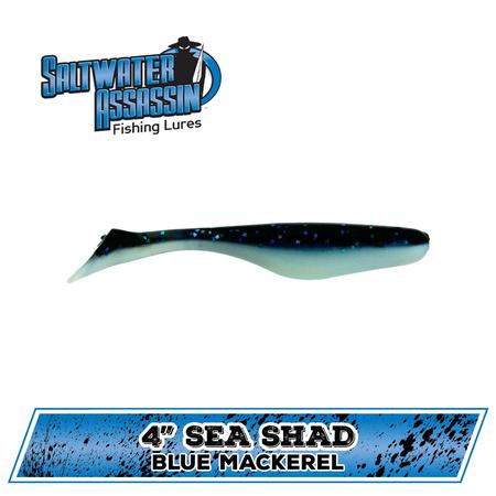 4in Sea Shad Blue Mackerel