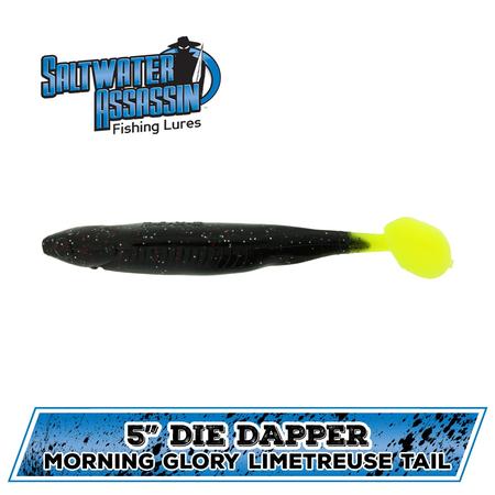 5in Die Dapper Morning Glory Lime Tail