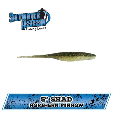 5 Sw Shad Northern Minnow