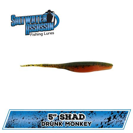 5in Sw Shad Drunk Monkey
