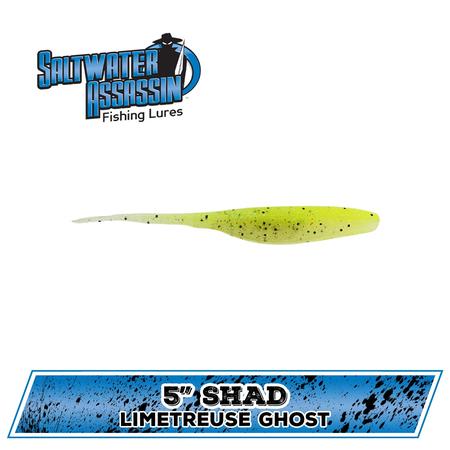 5in Sw Shad Limetreuse Ghost