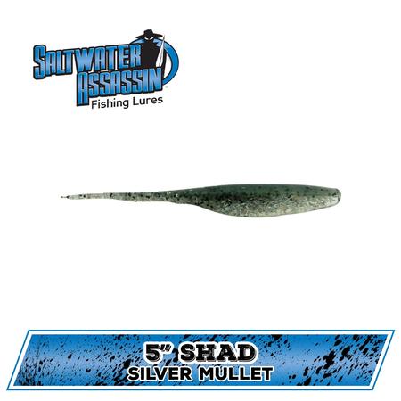 5in Sw Shad Silver Mullet