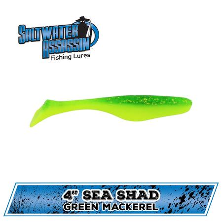 4 Sea Shad Green Mackerel