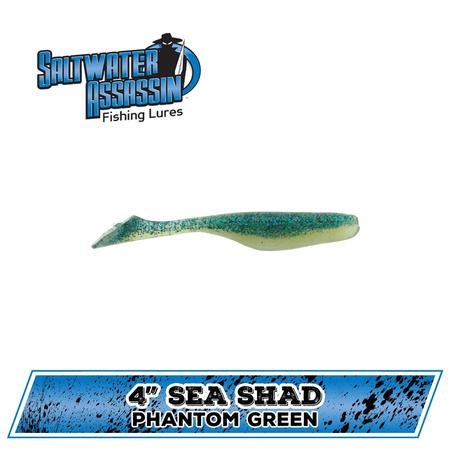 4 Sea Shad Phantom Green