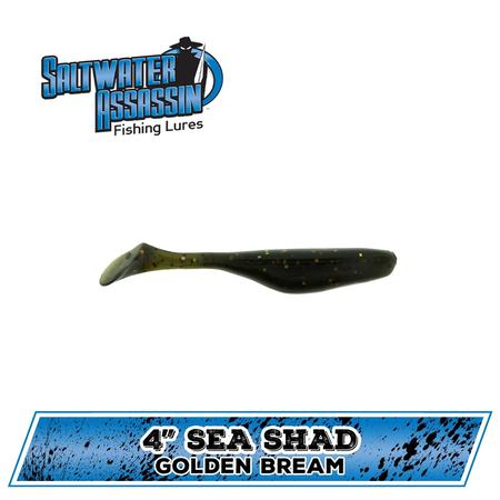 4 Sea Shad Golden Bream