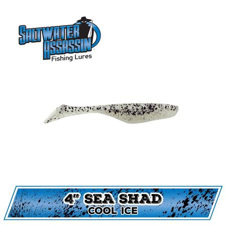 4in Sea Shad Cool Ice