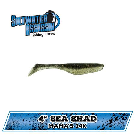 4 Sea Shad Mamas 14k