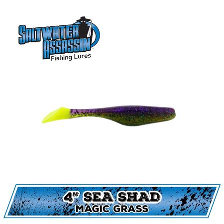 4in Sea Shad Magic Grass