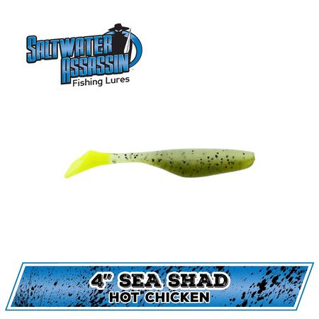 4in Sea Shad Hot Chicken
