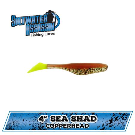 4in Sea Shad Copperhead