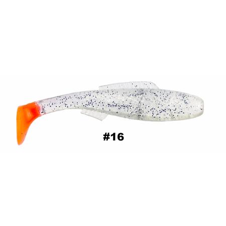 3in Cocahoe Minnow Clear Glt Fire Tail