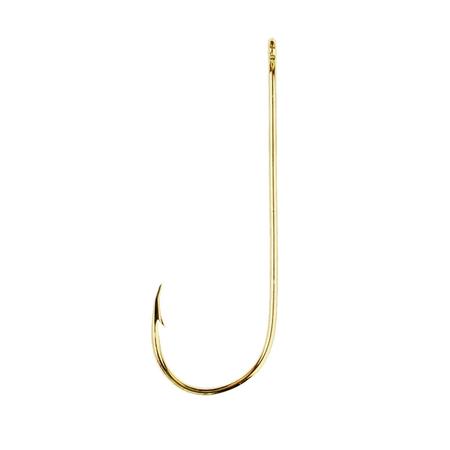 4/0 Light Wire Aberdeen Hook Gold 100