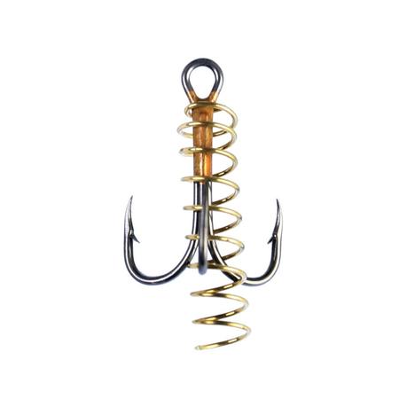 Soft Bait Treble W/spring Sz4 3pk