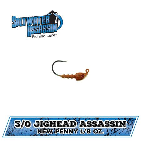 Jighead 1/8oz 3/0 Hk New Penny 4ct