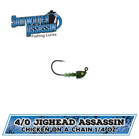 Jighead 1/4oz 4/0 Chicken On A Chain