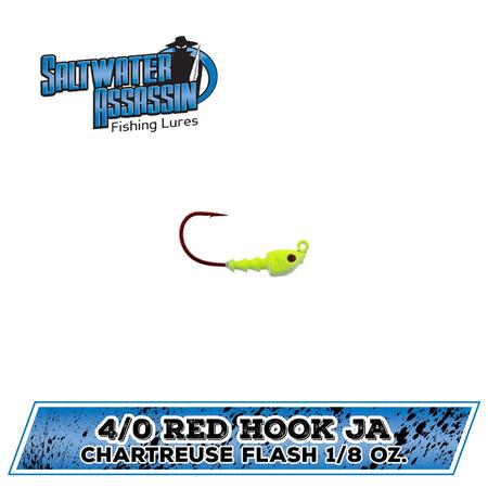 Red Hook Jighead 1/8oz Chartreuse Flash