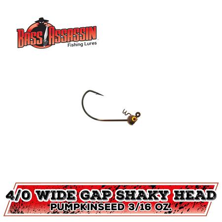 1/8oz Shaky Head Wide Gap Pumpkinseed