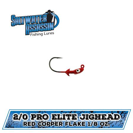 Pro Elite 1/8oz 2/0 Red Copper Flake
