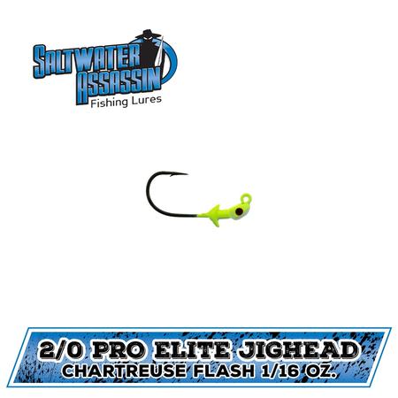 Pro Elite 1/16oz 1/0 Chartreuse Flash
