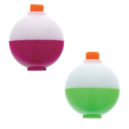 Snap On Float Asst Pink/white  Green/white