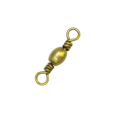 1/0 Barrel Swivels Brass