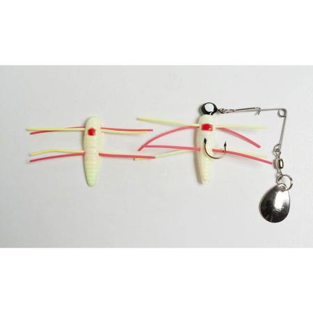Betts Spin 1/16  Wht/red Dot