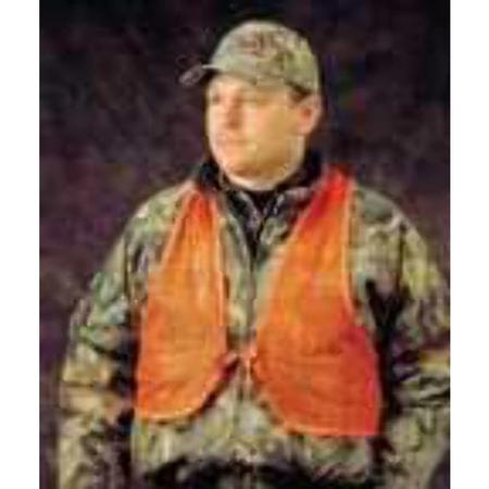 Adult Mesh Safety Vest - Blaze Orange