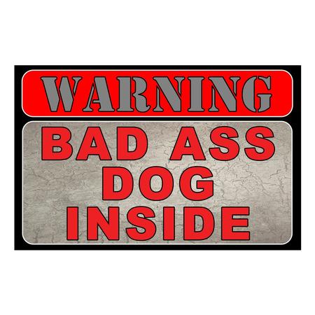 Bad Ass Dog In/outdoor Mat