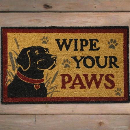 30x18 Coir Mat Wipe Your Paws