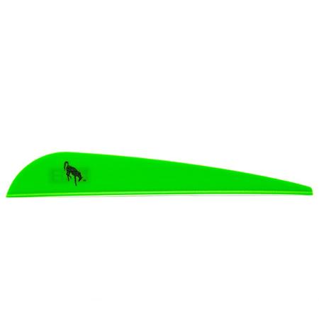 Bronco Vane, 4, Neon Green, 100pk