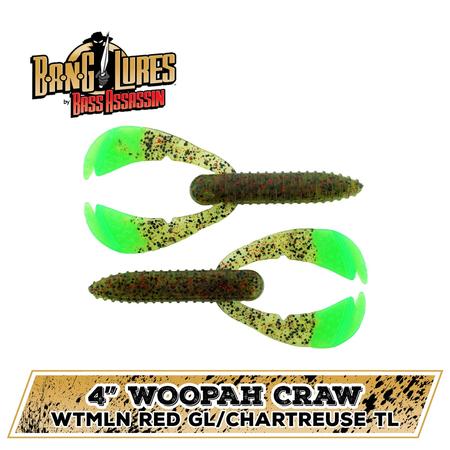 4 Woopah Craw Watmelon/red/ch