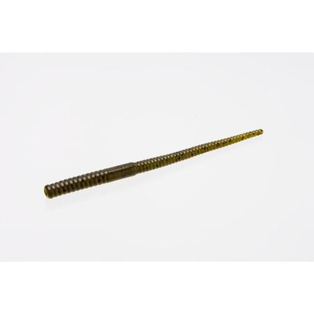 Shakey Head Worm Green Pumpkin