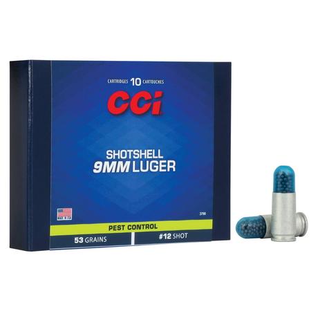 9mm Luger 53gr #12 Shotshell 10rd