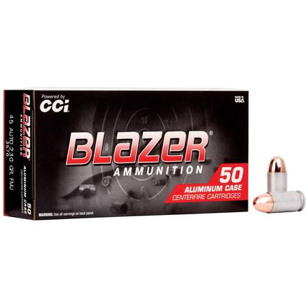 45 Auto 230gr Fmj Aluminum 50rd