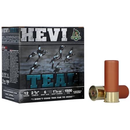 12ga 2 3/4 Hevi Teal 6 Shot