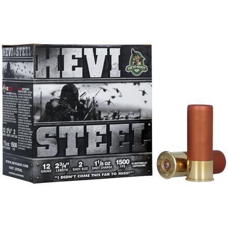 Hevi Steel 12ga 2 3/4 2shot 25rnd