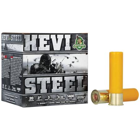 Hevi-steel 20ga 3 3shot 25rnd