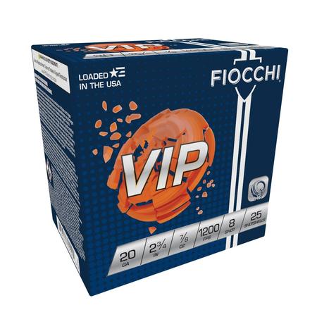 Vip Shotshell 20ga 2 3/4 8shot 25rnd