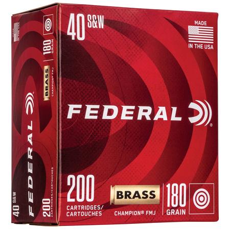 180gr 40 Sw Brass 200rnd