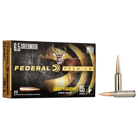 6.5 Creedmoor 135gr Berger Hybrid 20rd
