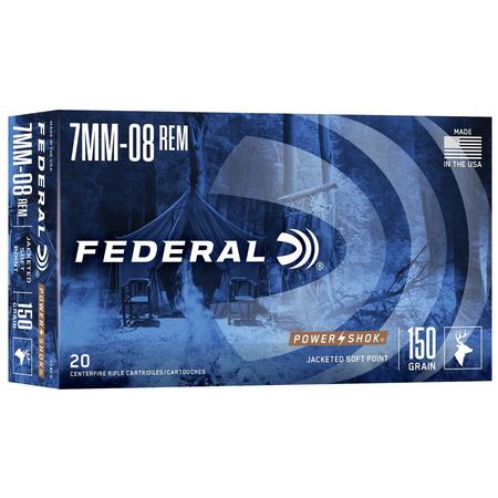 7mm-08 Rem 150gr Jsp Power-shok 20rd