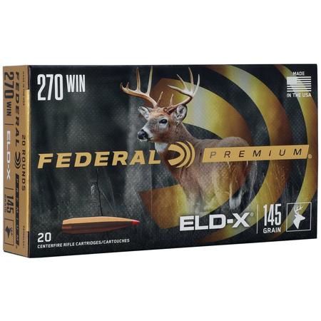 270win 145gr Eld-x 20rnd