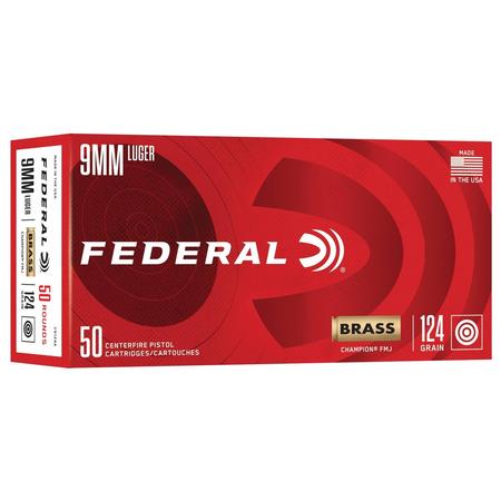 9mm 124gr Fmj 50rnd
