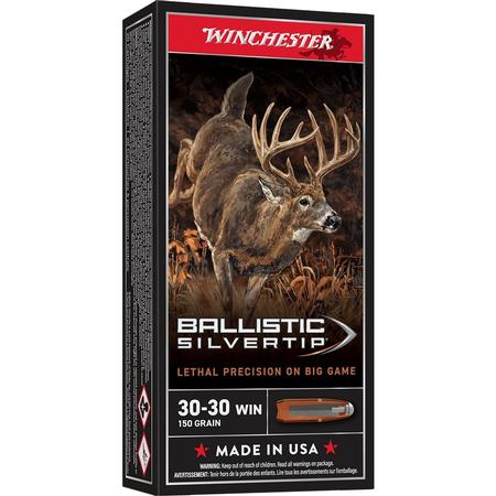 Ballistic Silvertip 30-30win 150gr 20rnd