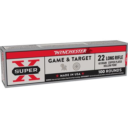 Super X 22lr 40gr Copper Plated 100rnd