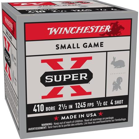 Superx Heavy 410ga 2.5 1/2oz 4shot 25rnd